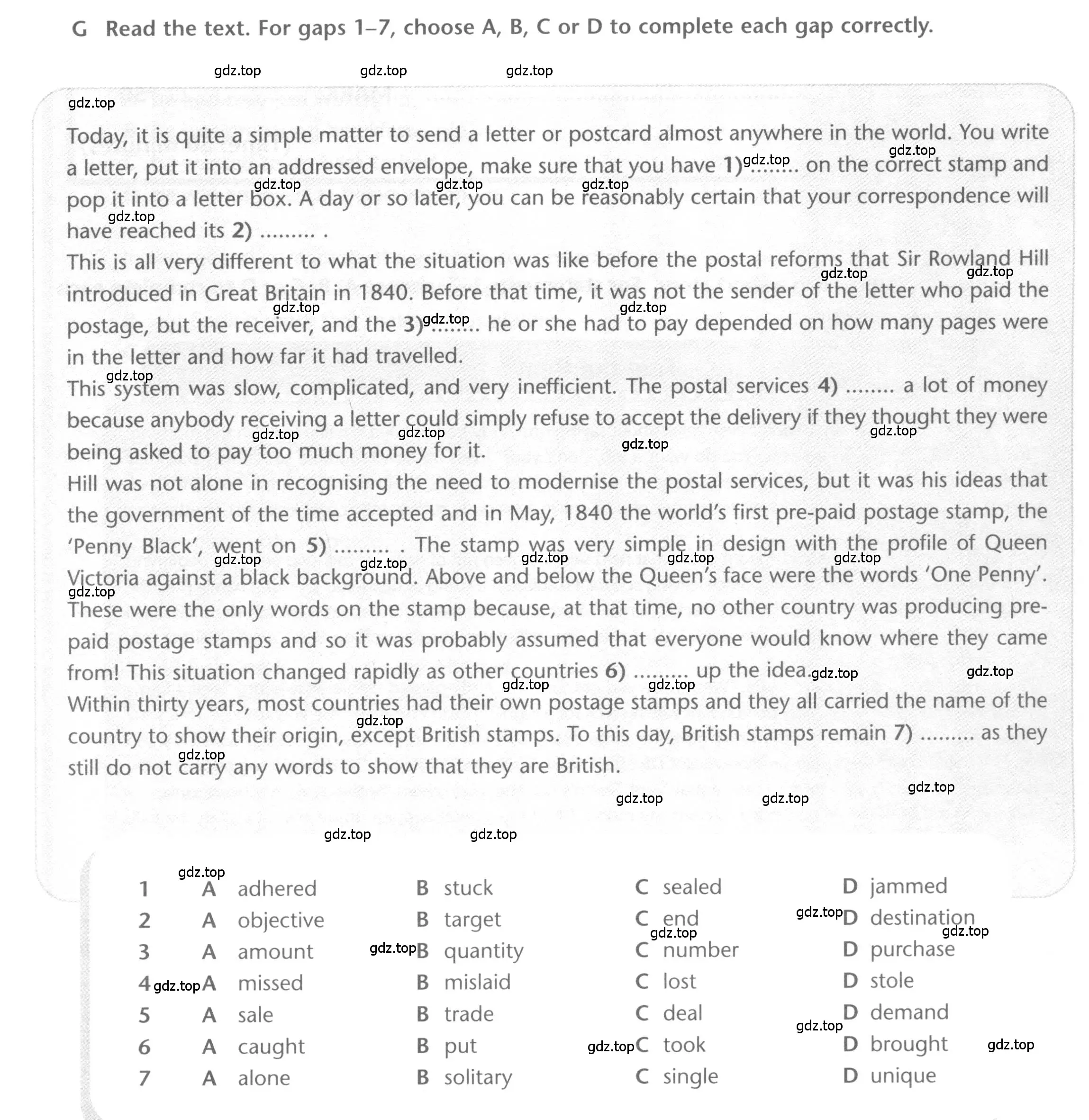 Условие  G (страница 7) гдз по английскому языку 11 класс Баранова, Дули, контрольные задания