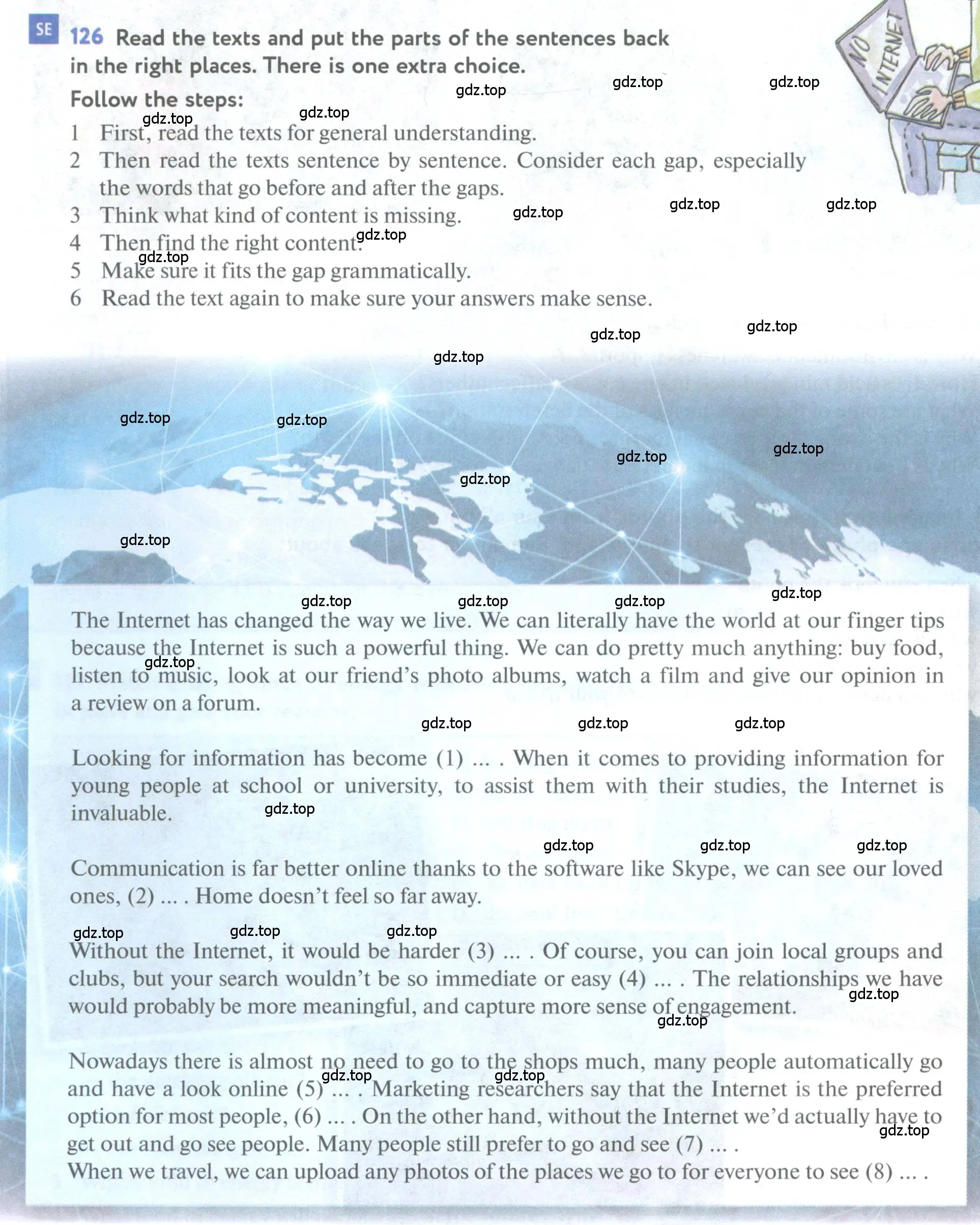 Условие номер 126 (страница 122) гдз по английскому языку 11 класс Биболетова, Бабушис, учебник