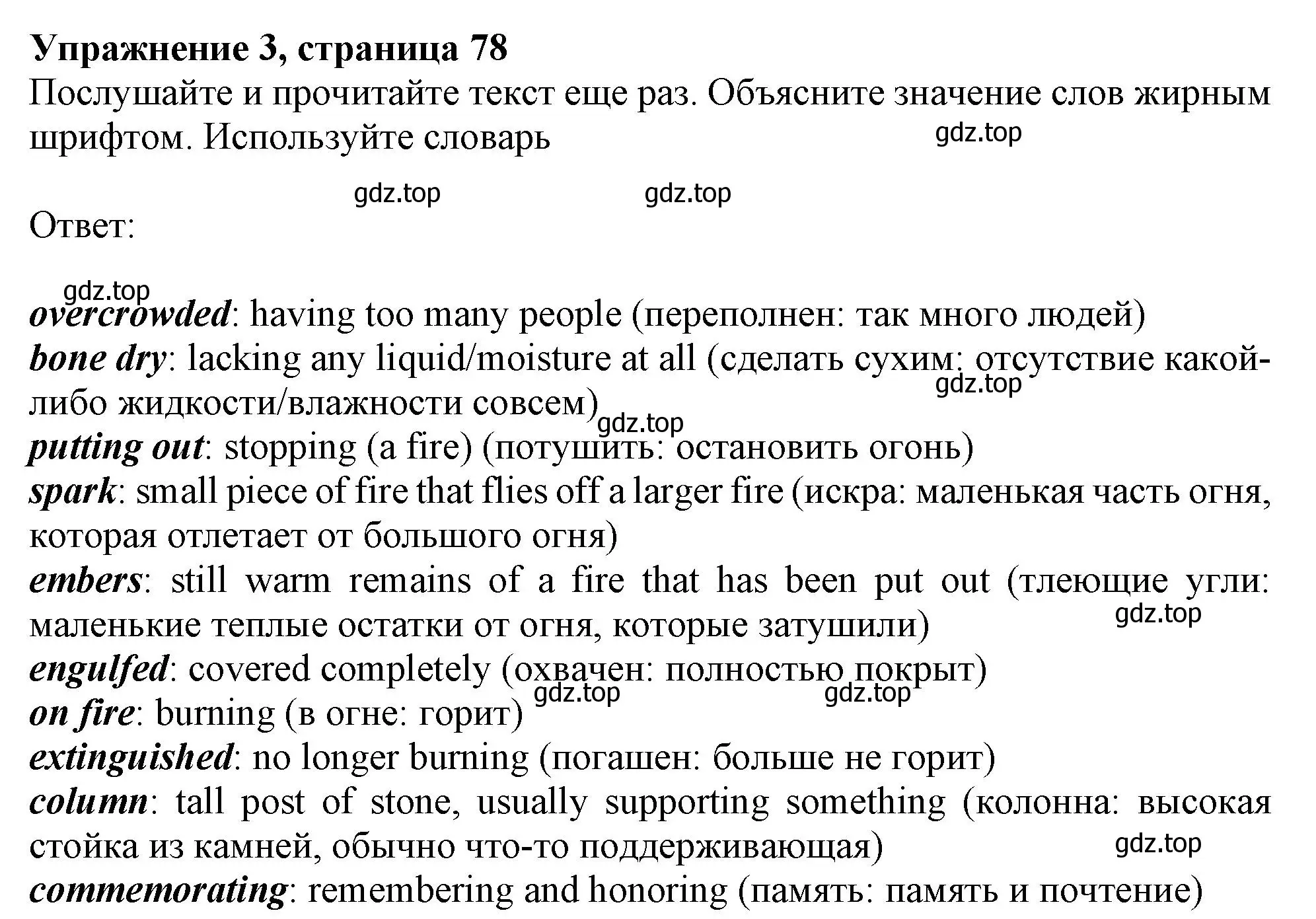 Решение 2. номер 3 (страница 78) гдз по английскому языку 11 класс Афанасьева, Дули, учебник