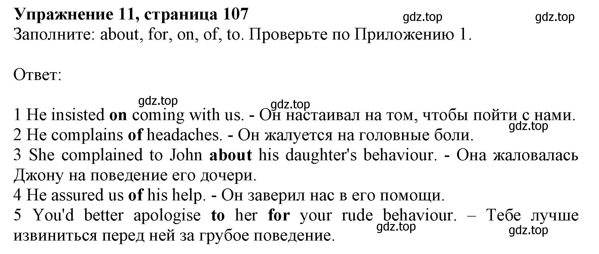 Решение 2. номер 11 (страница 107) гдз по английскому языку 11 класс Афанасьева, Дули, учебник