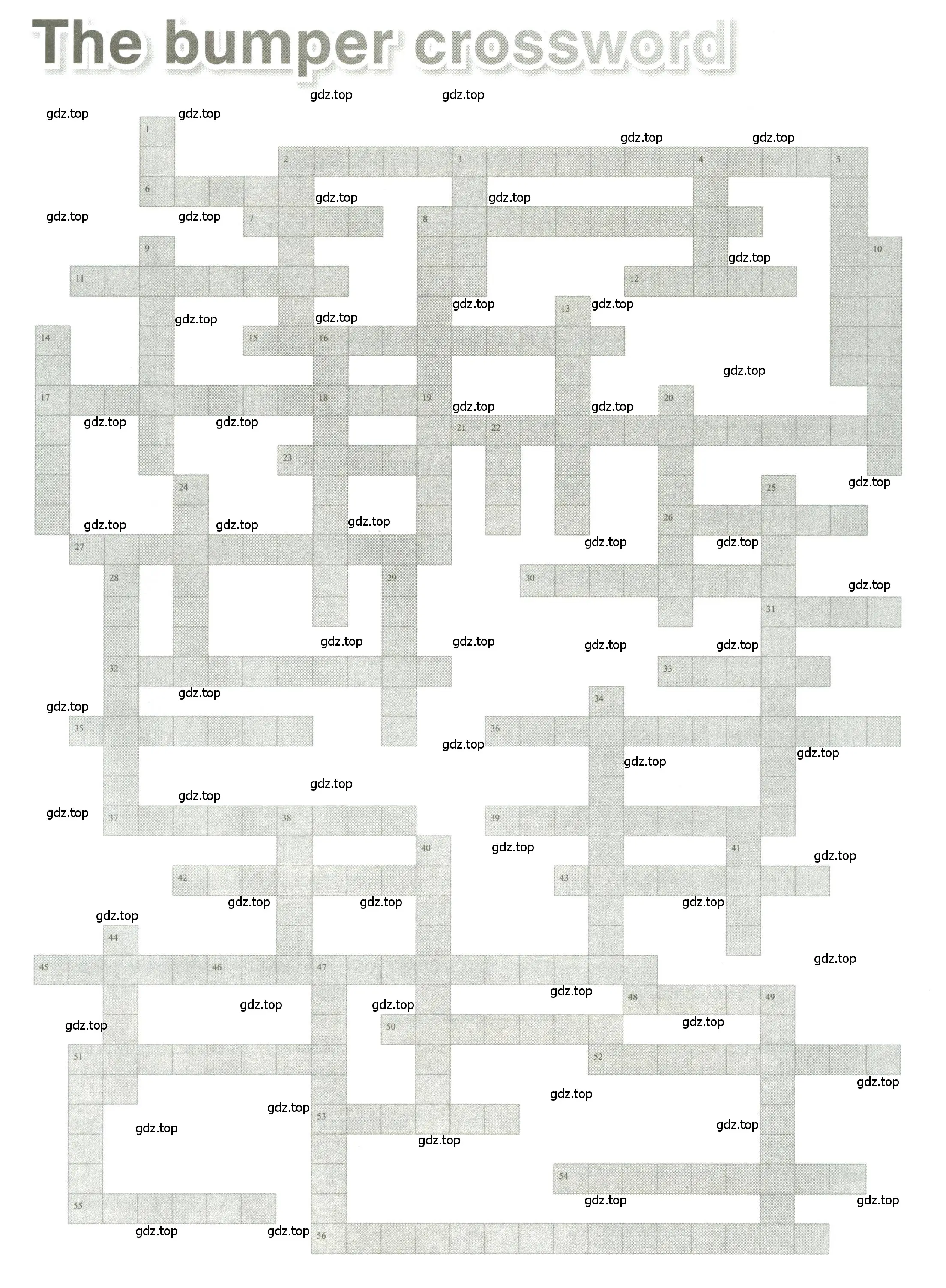 Условие  crossword (страница 94) гдз по английскому языку 11 класс Комарова, Ларионова, рабочая тетрадь