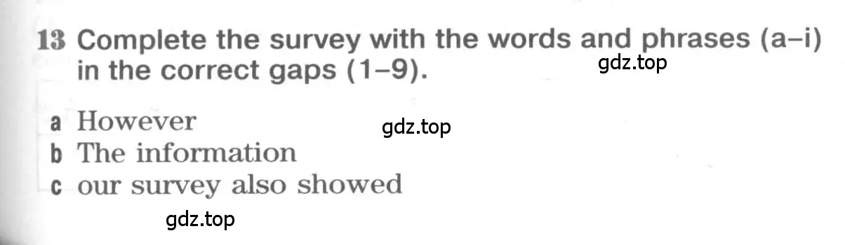 Условие номер 13 (страница 79) гдз по английскому языку 11 класс Вербицкая, Фрик, рабочая тетрадь