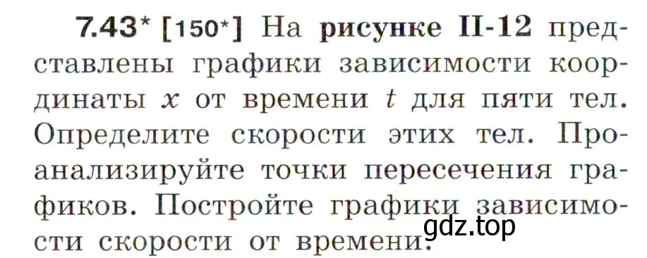 Условие номер 7.43 (страница 23) гдз по физике 7-9 класс Лукашик, Иванова, сборник задач