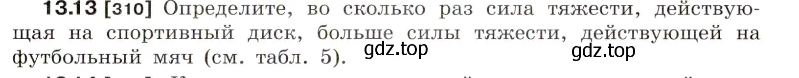 Условие номер 13.13 (страница 43) гдз по физике 7-9 класс Лукашик, Иванова, сборник задач