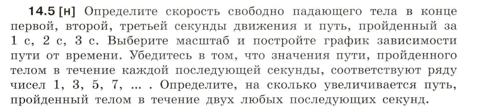 Условие номер 14.5 (страница 45) гдз по физике 7-9 класс Лукашик, Иванова, сборник задач