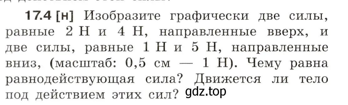 Условие номер 17.4 (страница 56) гдз по физике 7-9 класс Лукашик, Иванова, сборник задач