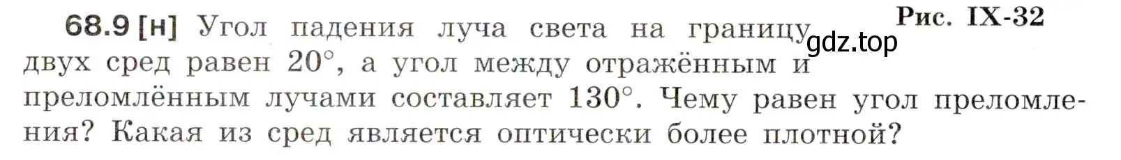 Условие номер 68.9 (страница 231) гдз по физике 7-9 класс Лукашик, Иванова, сборник задач