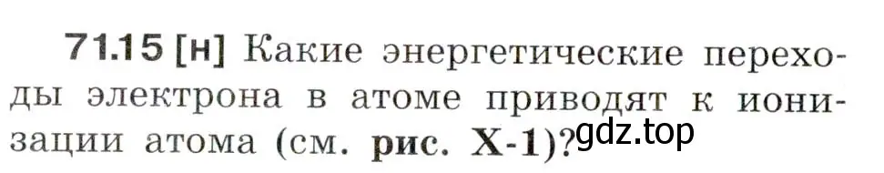 Условие номер 71.15 (страница 246) гдз по физике 7-9 класс Лукашик, Иванова, сборник задач