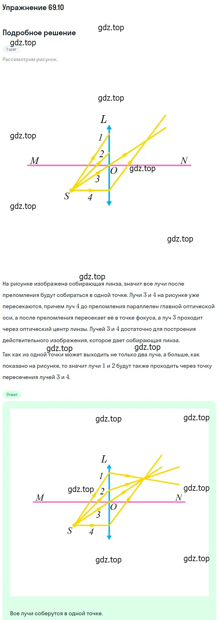 Решение номер 69.10 (страница 236) гдз по физике 7-9 класс Лукашик, Иванова, сборник задач