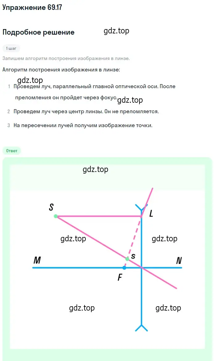 Решение номер 69.17 (страница 237) гдз по физике 7-9 класс Лукашик, Иванова, сборник задач