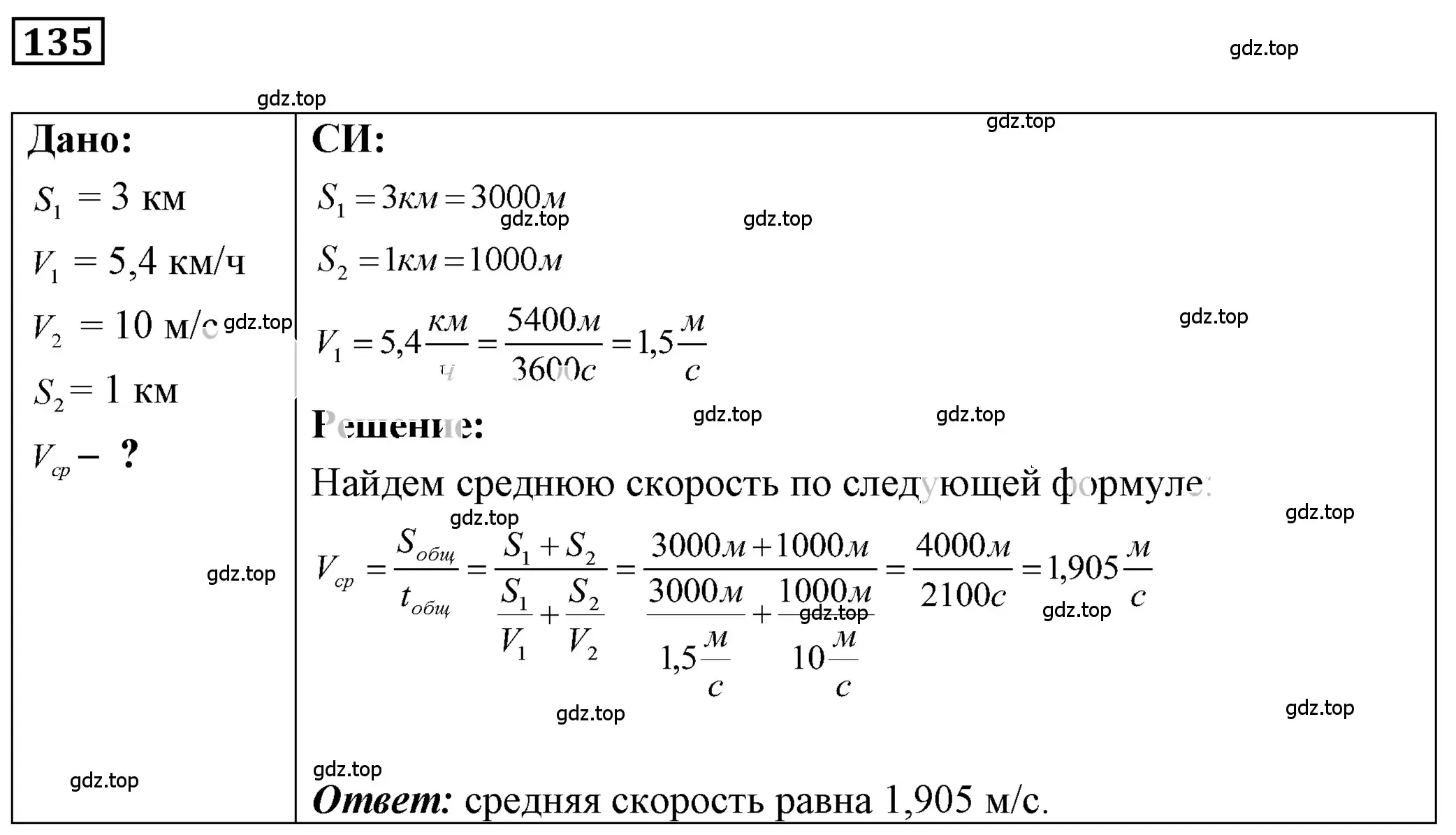 Решение 4. номер 7.20 (страница 20) гдз по физике 7-9 класс Лукашик, Иванова, сборник задач