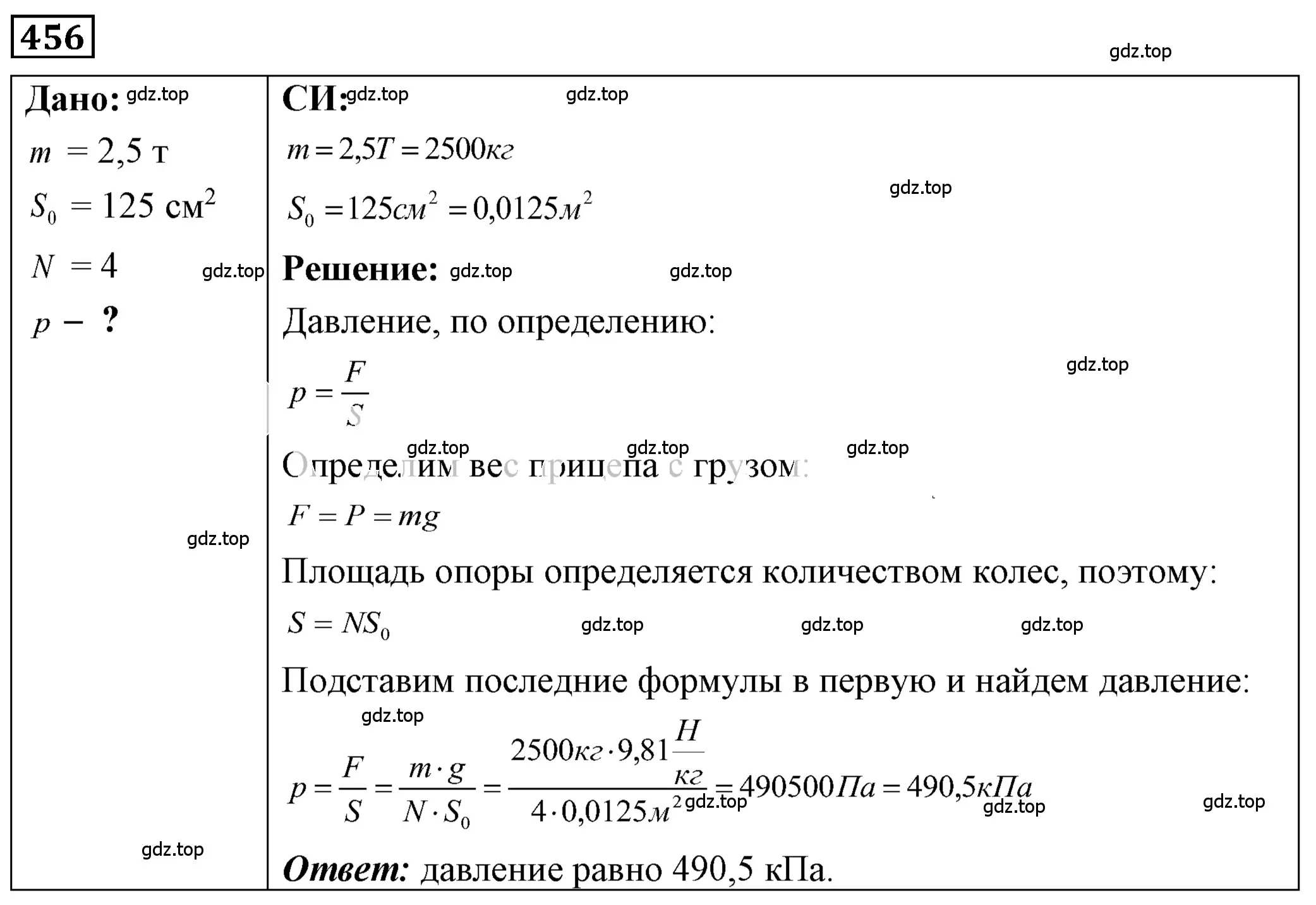 Решение 4. номер 20.21 (страница 72) гдз по физике 7-9 класс Лукашик, Иванова, сборник задач