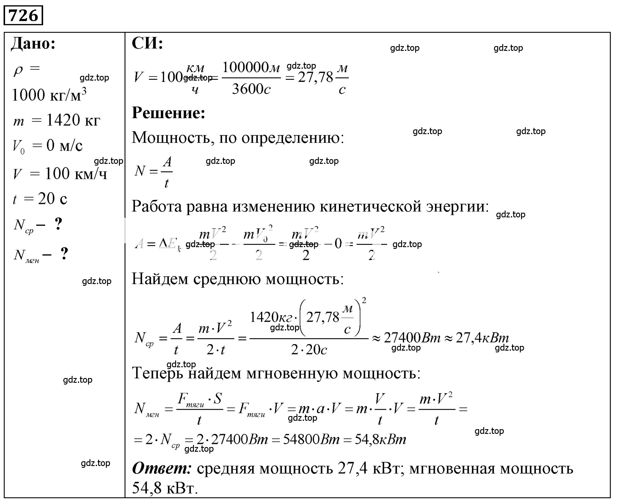 Решение 4. номер 29.31 (страница 108) гдз по физике 7-9 класс Лукашик, Иванова, сборник задач