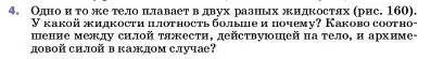 Условие номер 4 (страница 166) гдз по физике 7 класс Перышкин, Иванов, учебник