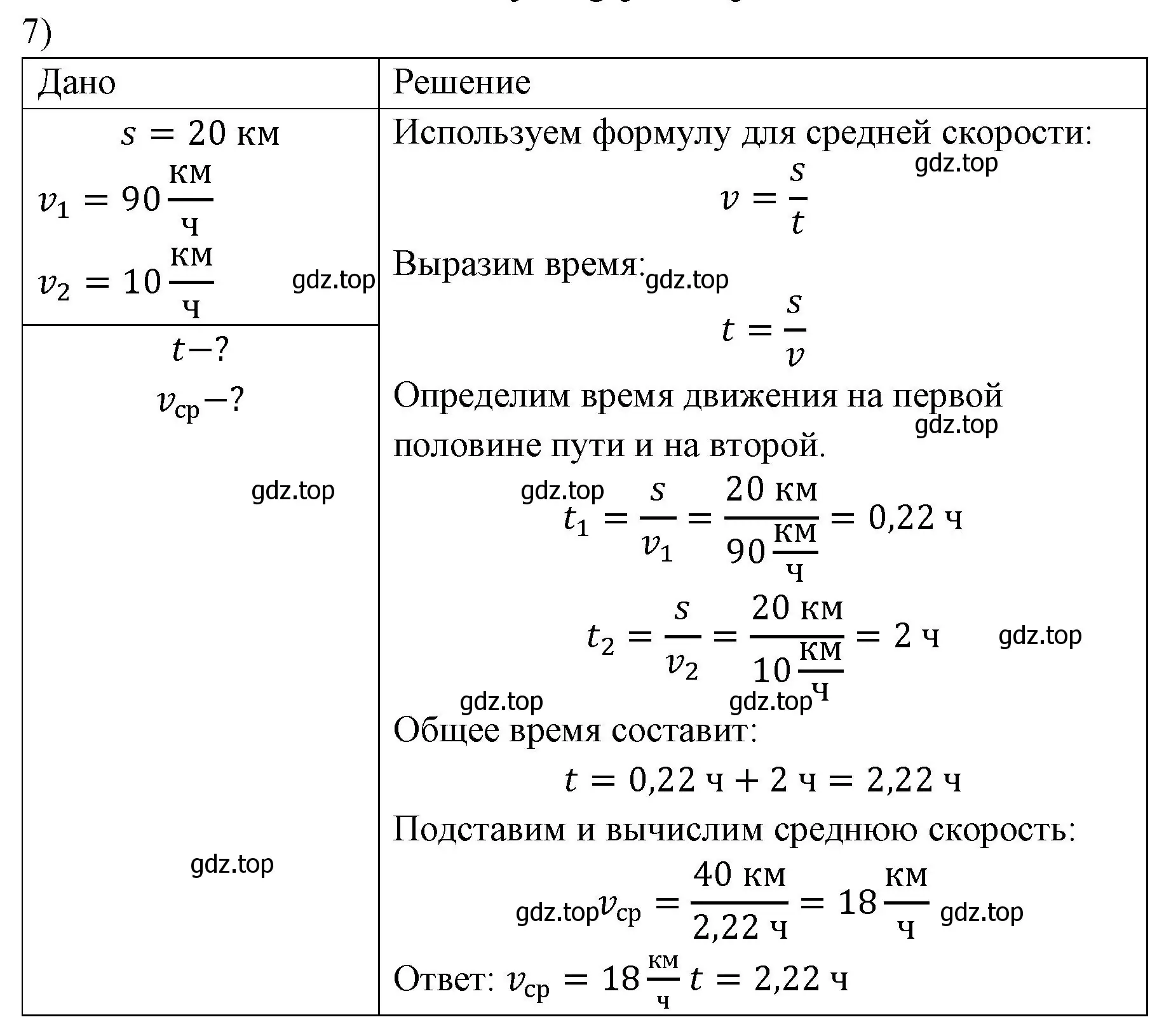 Решение номер 7 (страница 59) гдз по физике 7 класс Перышкин, Иванов, учебник