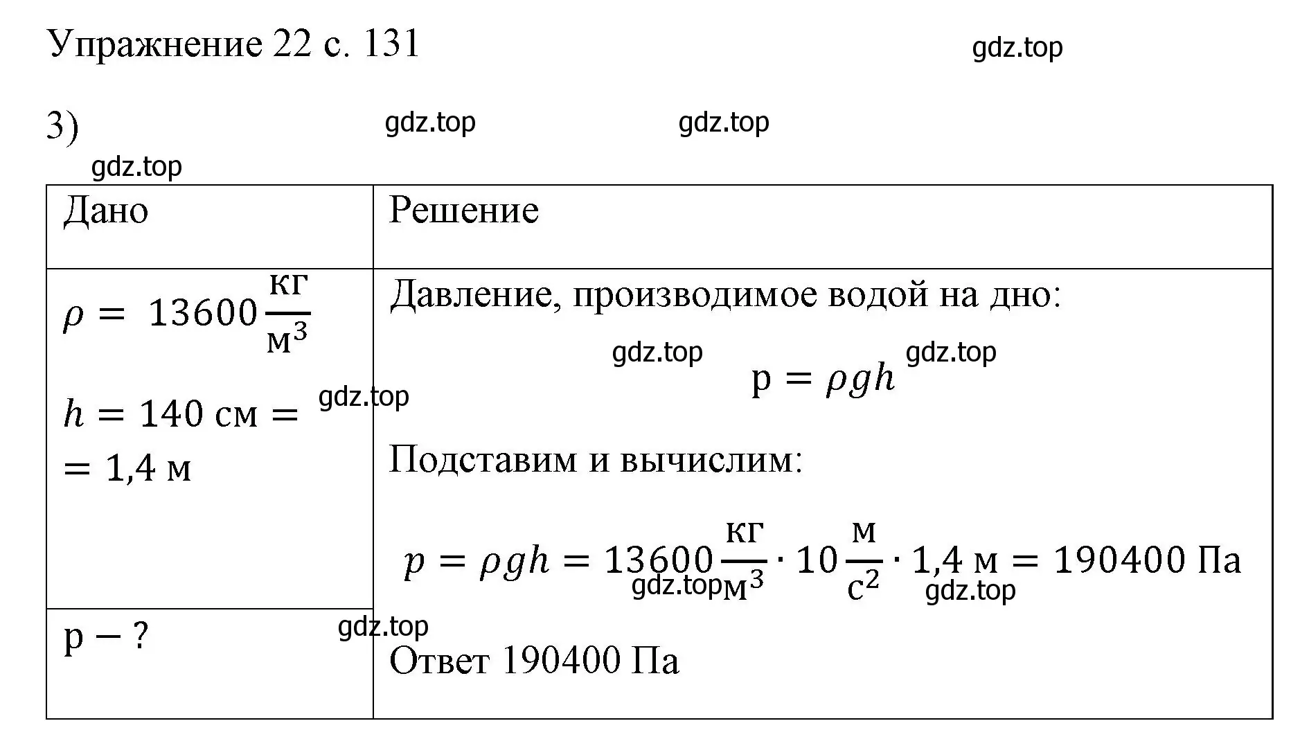 Решение номер 3 (страница 132) гдз по физике 7 класс Перышкин, Иванов, учебник