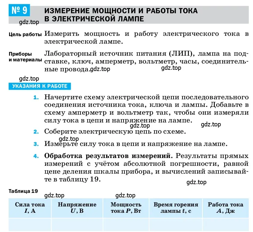 Условие  Лабораторная работа №9 (страница 238) гдз по физике 8 класс Перышкин, Иванов, учебник