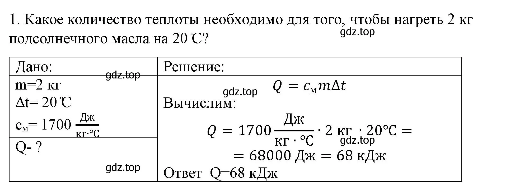 Решение номер 1 (страница 48) гдз по физике 8 класс Перышкин, Иванов, учебник