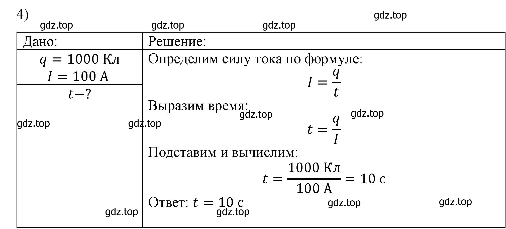 Решение номер 4 (страница 142) гдз по физике 8 класс Перышкин, Иванов, учебник