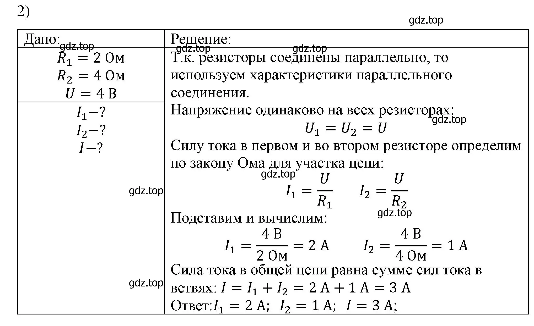 Решение номер 2 (страница 168) гдз по физике 8 класс Перышкин, Иванов, учебник