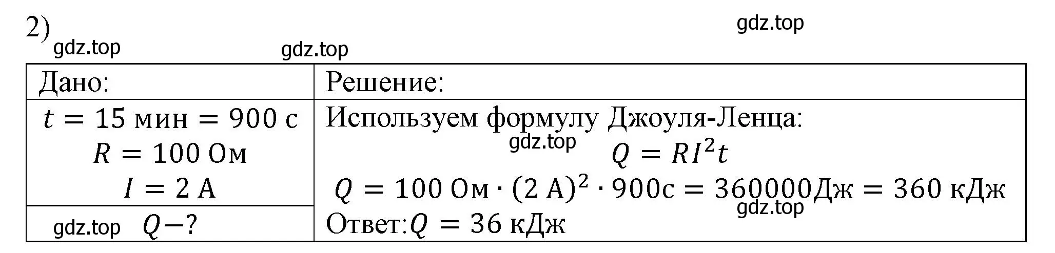 Решение номер 2 (страница 173) гдз по физике 8 класс Перышкин, Иванов, учебник