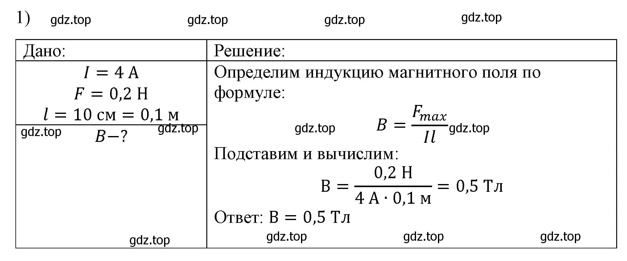 Решение номер 1 (страница 207) гдз по физике 8 класс Перышкин, Иванов, учебник