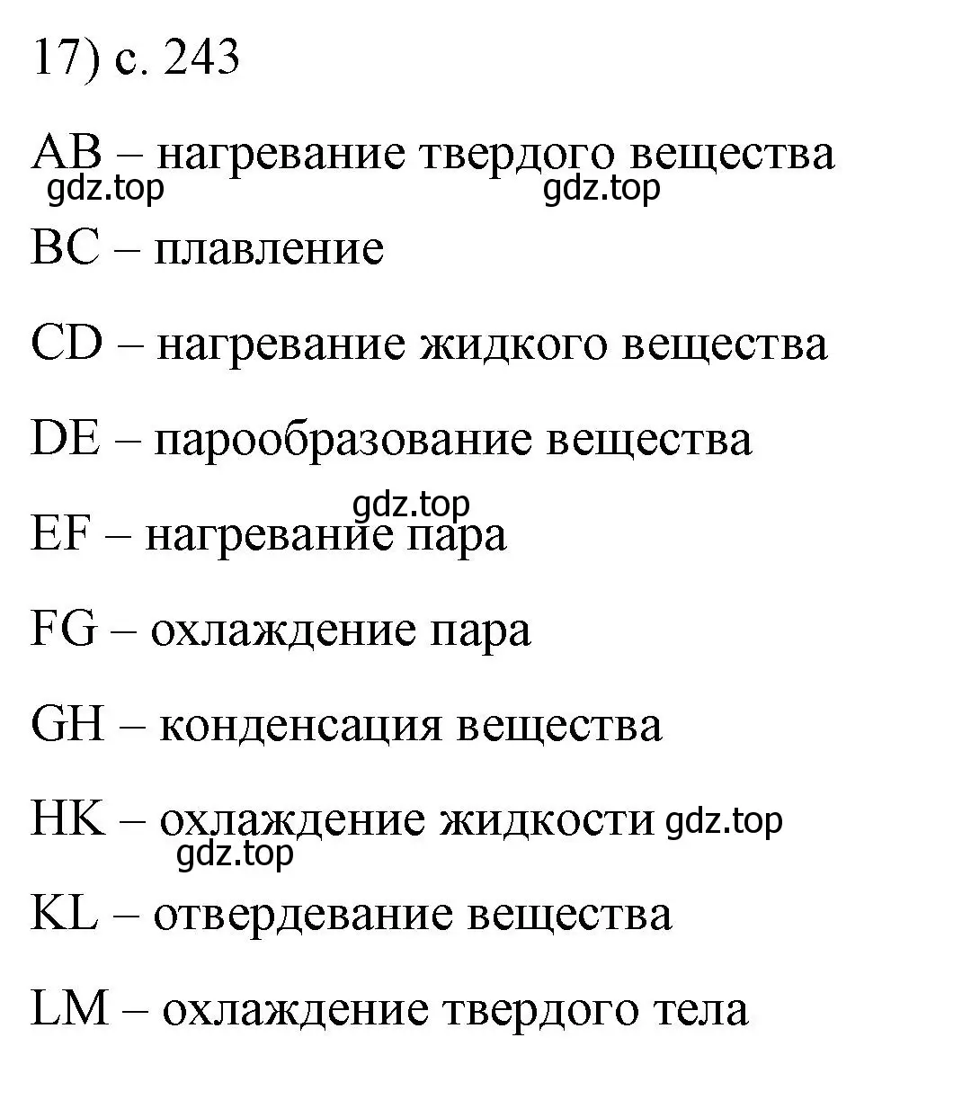 Решение номер 17 (страница 243) гдз по физике 8 класс Перышкин, Иванов, учебник