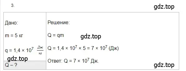 Решение 2. номер 3 (страница 50) гдз по физике 8 класс Перышкин, Иванов, учебник