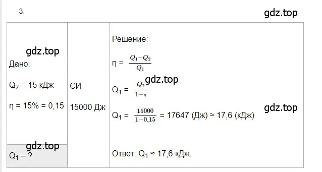 Решение 2. номер 3 (страница 97) гдз по физике 8 класс Перышкин, Иванов, учебник