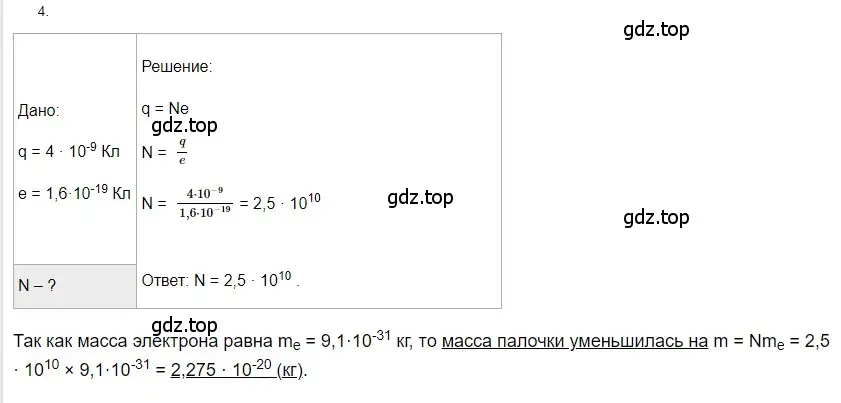 Решение 2. номер 4 (страница 119) гдз по физике 8 класс Перышкин, Иванов, учебник