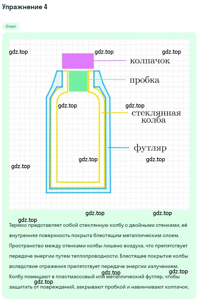 Решение 3. номер 4 (страница 37) гдз по физике 8 класс Перышкин, Иванов, учебник