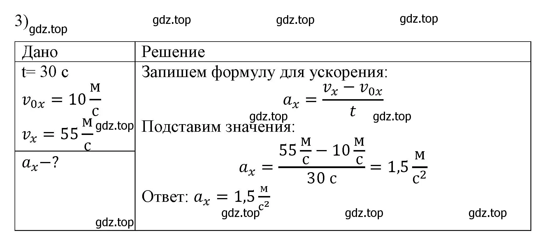 Решение номер 3 (страница 27) гдз по физике 9 класс Перышкин, Гутник, учебник