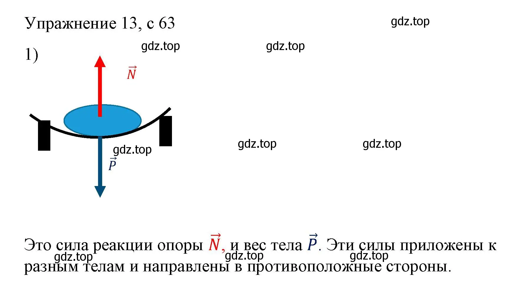 Решение номер 1 (страница 63) гдз по физике 9 класс Перышкин, Гутник, учебник