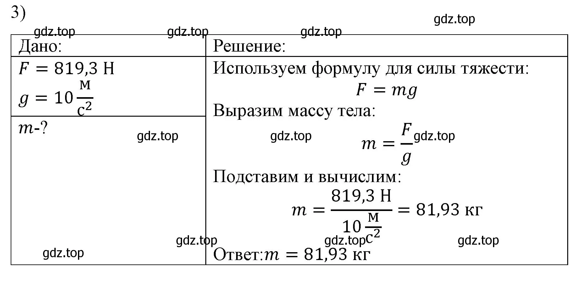 Решение номер 3 (страница 75) гдз по физике 9 класс Перышкин, Гутник, учебник