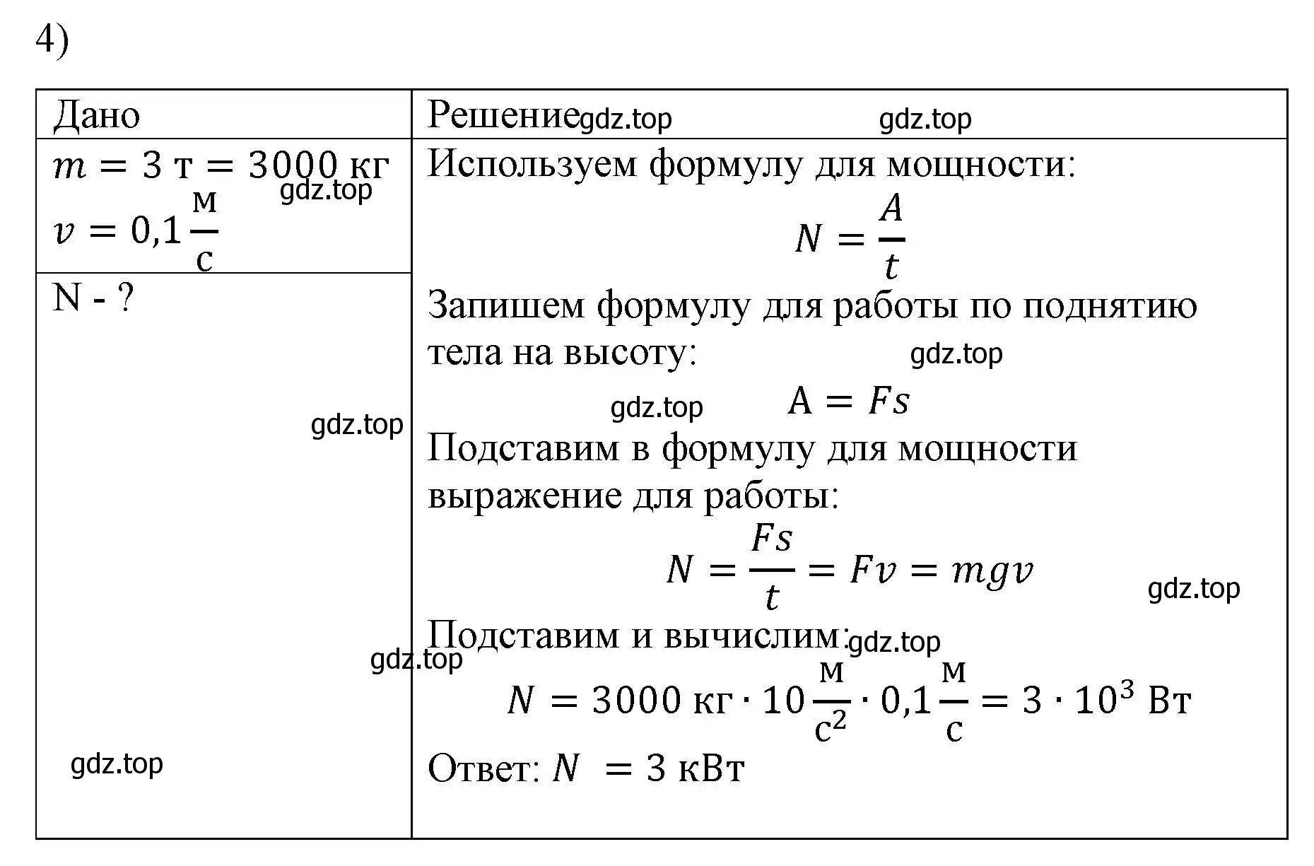 Решение номер 4 (страница 131) гдз по физике 9 класс Перышкин, Гутник, учебник