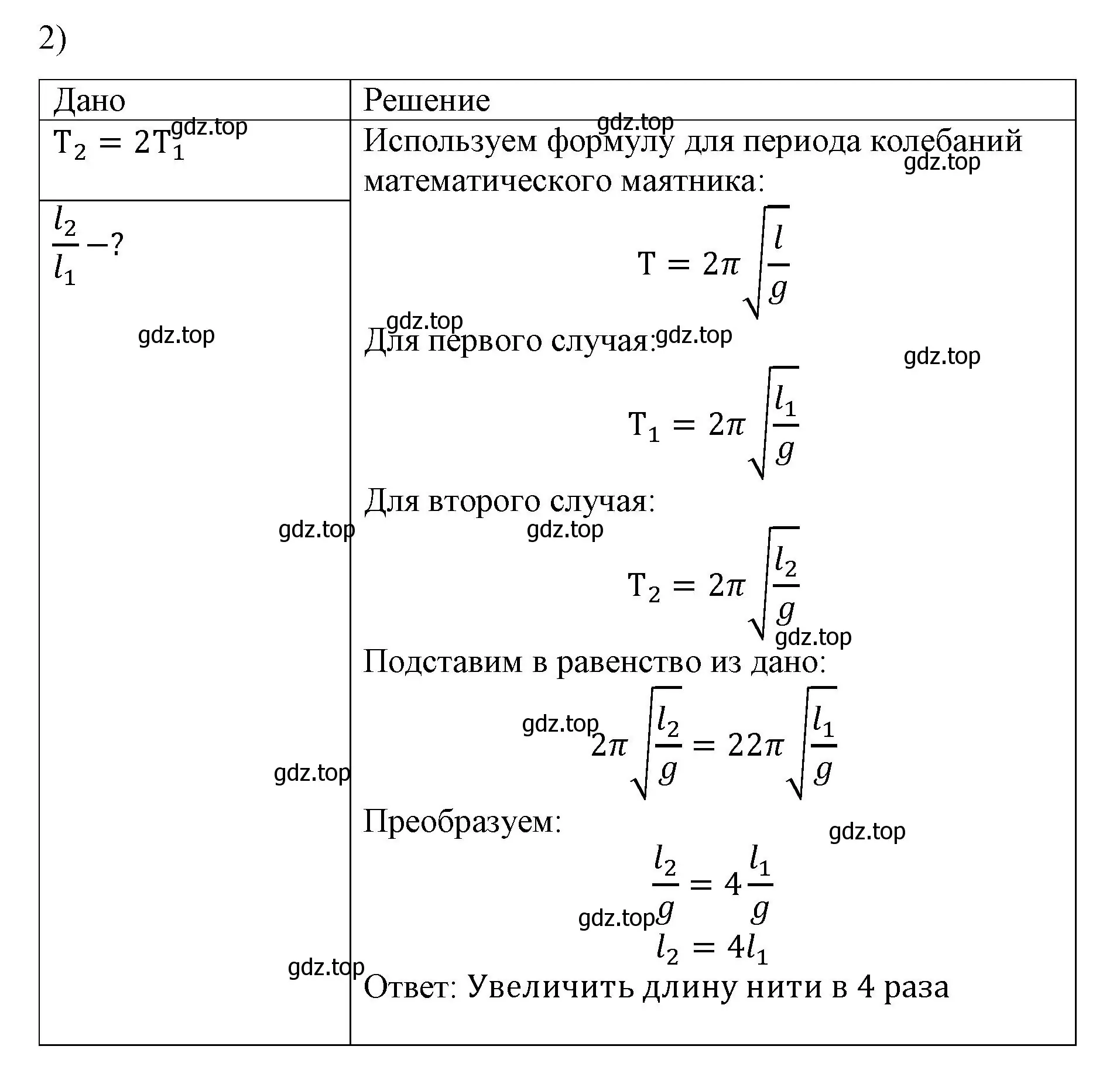 Решение номер 2 (страница 155) гдз по физике 9 класс Перышкин, Гутник, учебник