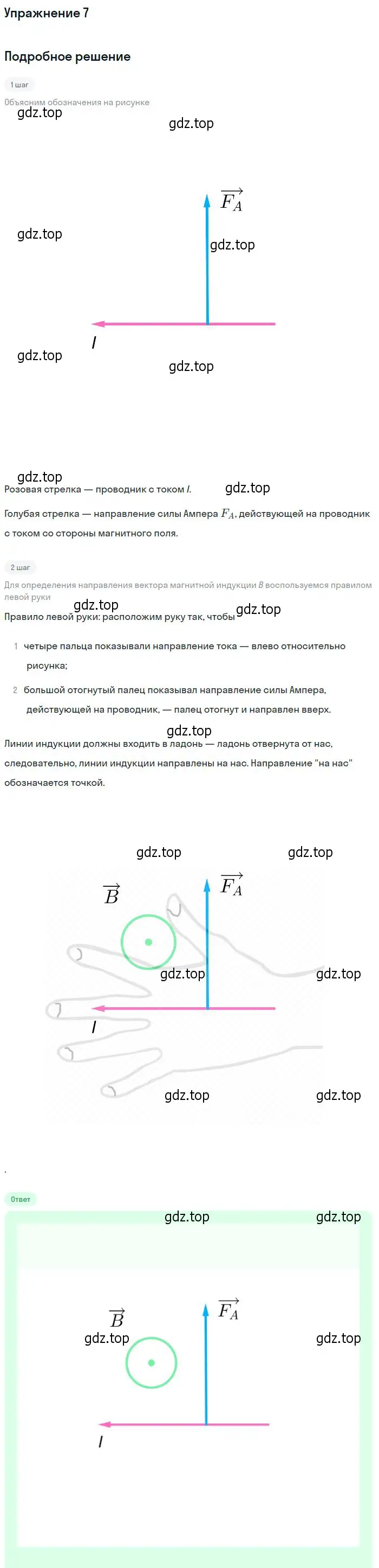 Решение номер 7 (страница 143) гдз по физике 10-11 класс Громцева, сборник задач