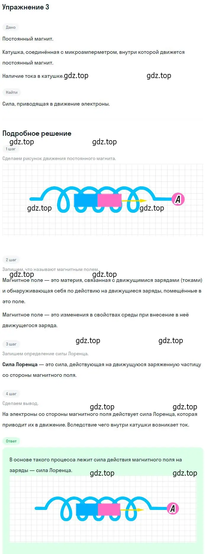 Решение номер 3 (страница 149) гдз по физике 10-11 класс Громцева, сборник задач