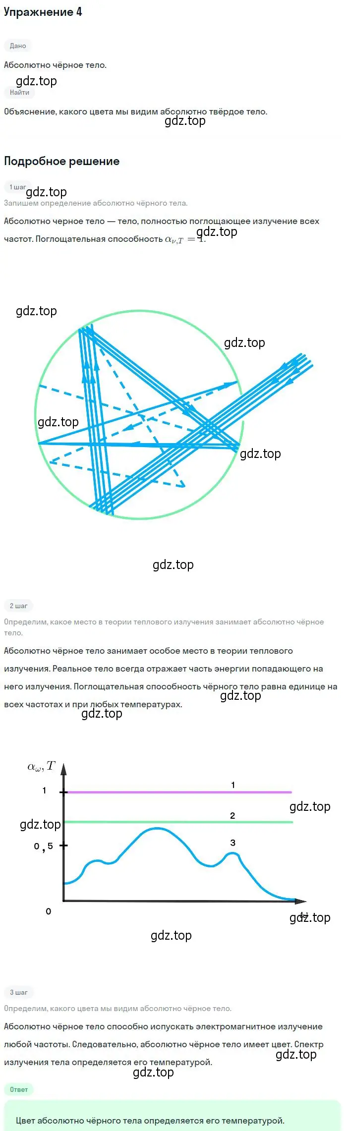 Решение номер 4 (страница 182) гдз по физике 10-11 класс Громцева, сборник задач