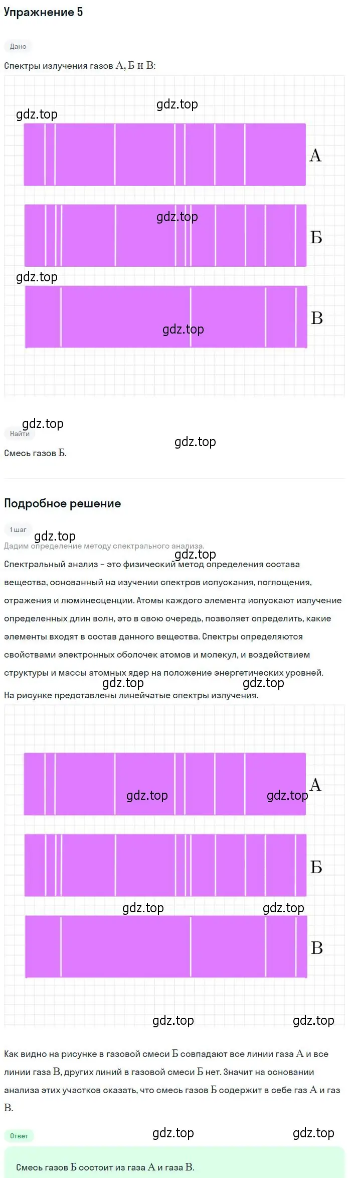 Решение номер 5 (страница 187) гдз по физике 10-11 класс Громцева, сборник задач