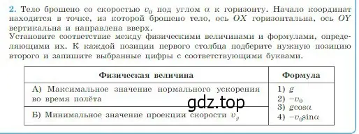 Условие номер 2 (страница 54) гдз по физике 10 класс Мякишев, Буховцев, учебник