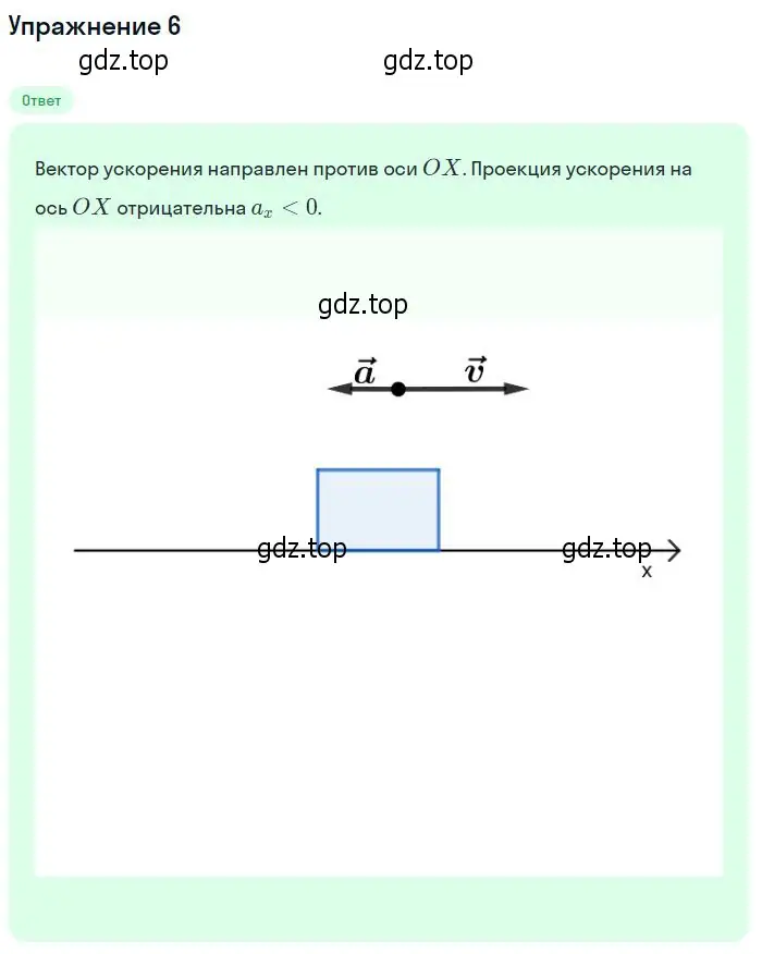 Решение номер 6 (страница 36) гдз по физике 10 класс Мякишев, Буховцев, учебник