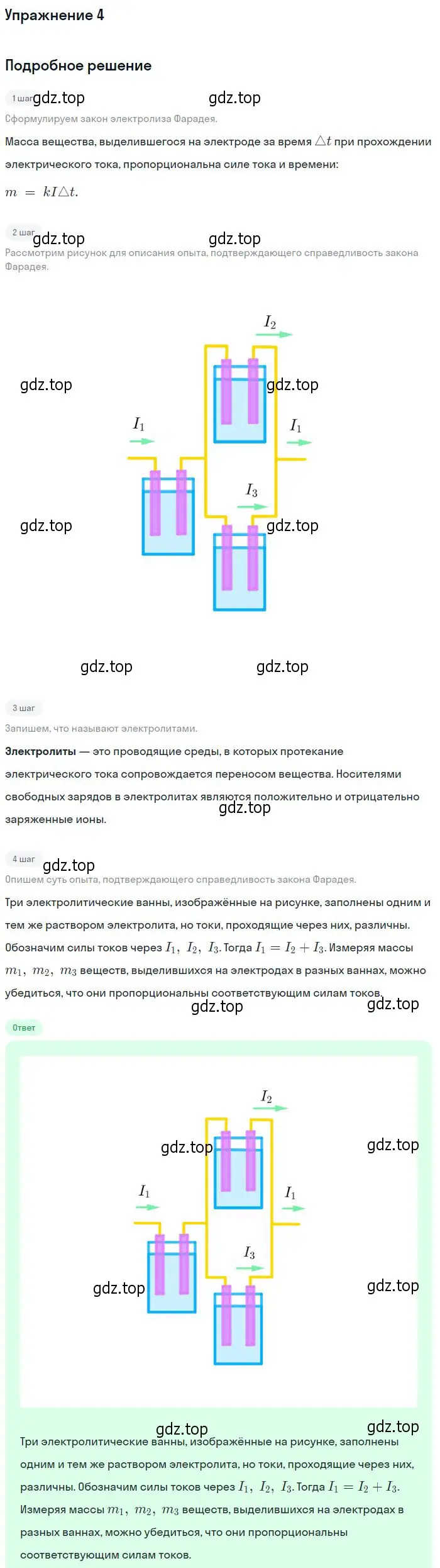 Решение номер 4 (страница 408) гдз по физике 10 класс Мякишев, Буховцев, учебник