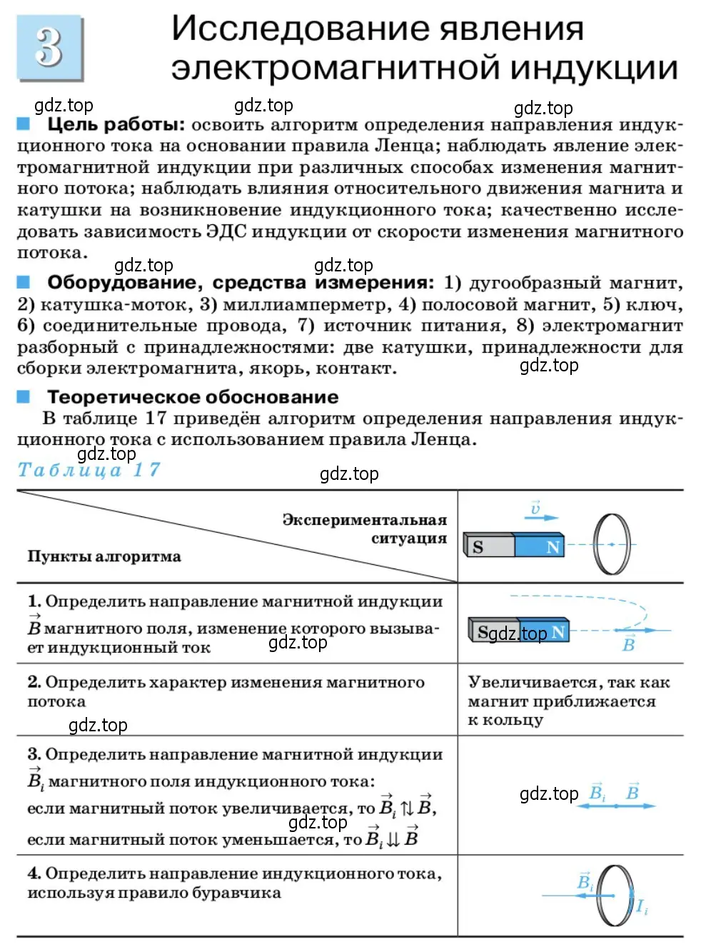 Условие  Лабораторная работа 3 (страница 273) гдз по физике 11 класс Касьянов, учебник