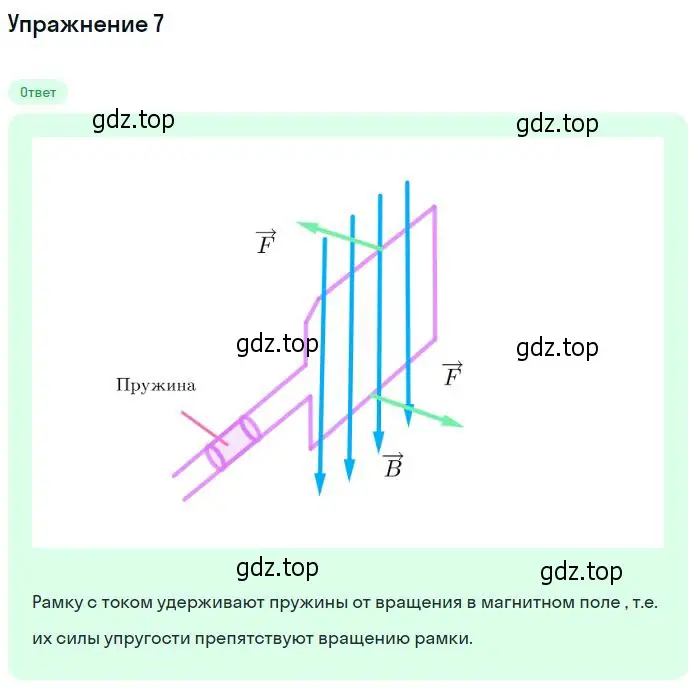 Решение номер 7 (страница 16) гдз по физике 11 класс Мякишев, Буховцев, учебник