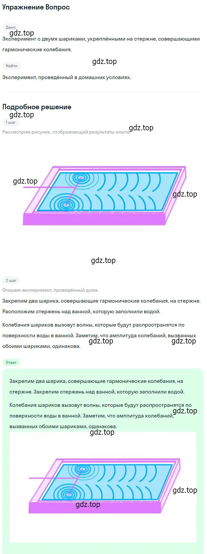 Решение номер 1 (страница 132) гдз по физике 11 класс Мякишев, Буховцев, учебник