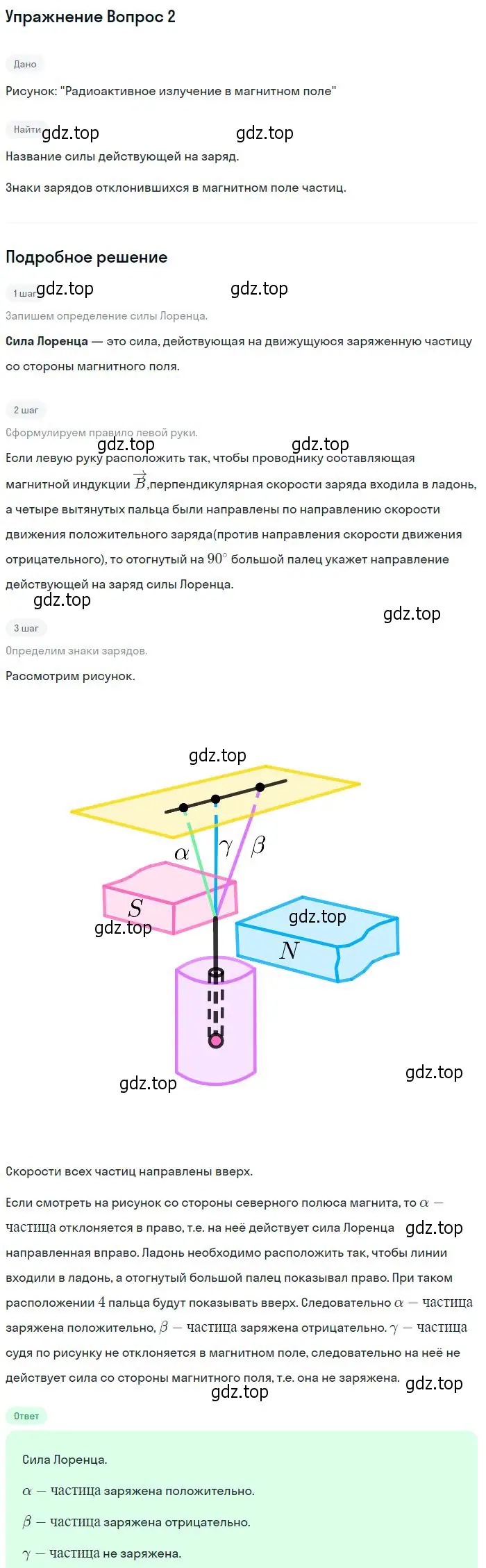 Решение номер 2 (страница 311) гдз по физике 11 класс Мякишев, Буховцев, учебник