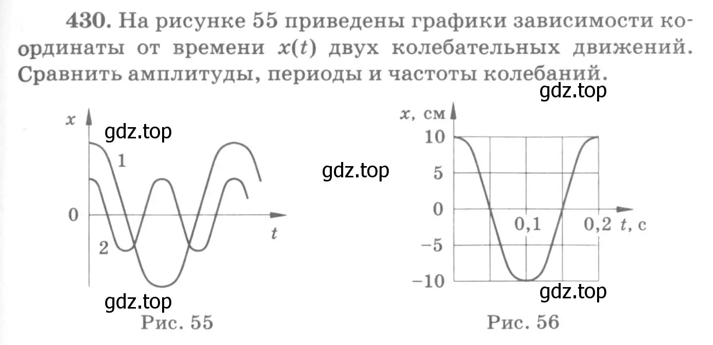 Условие номер 430 (страница 61) гдз по физике 10-11 класс Рымкевич, задачник