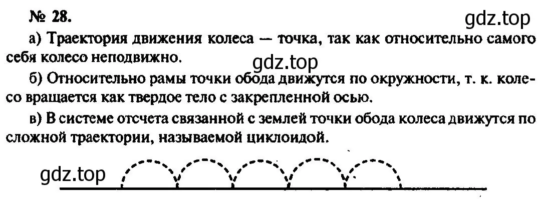 Решение 3. номер 28 (страница 10) гдз по физике 10-11 класс Рымкевич, задачник