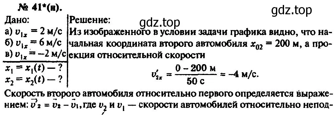 Решение 3. номер 41 (страница 12) гдз по физике 10-11 класс Рымкевич, задачник